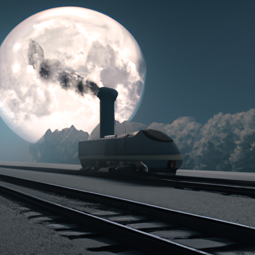 train JOURNEY TO THE MOON
